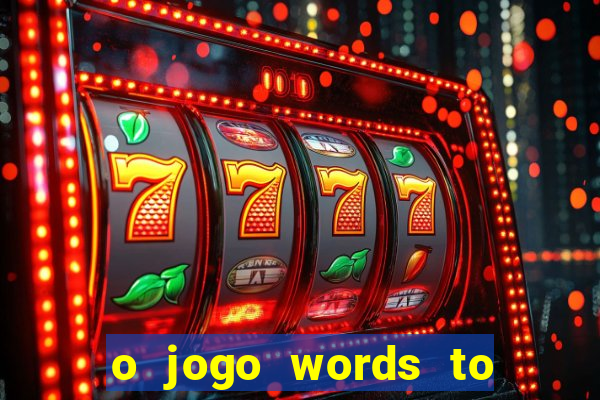 o jogo words to win paga mesmo